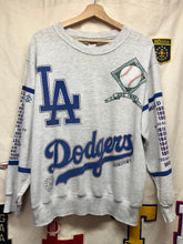 Load image into Gallery viewer, Vintage Los Angeles Dodgers Long Gone All Over Print Crewneck Sweatshirt: Large
