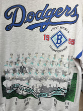 Load image into Gallery viewer, Vintage Los Angeles Dodgers Long Gone All Over Print Crewneck Sweatshirt: Large
