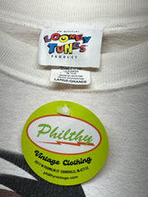 Load image into Gallery viewer, Vintage 1995 Looney Tunes Daffy Duck Cheese Factory Long Sleeve T-Shirt: Large
