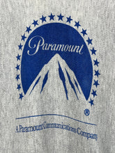 Load image into Gallery viewer, Vintage Paramount Picture Movie Lee Cross Grain Weave Gray Crewneck: XL
