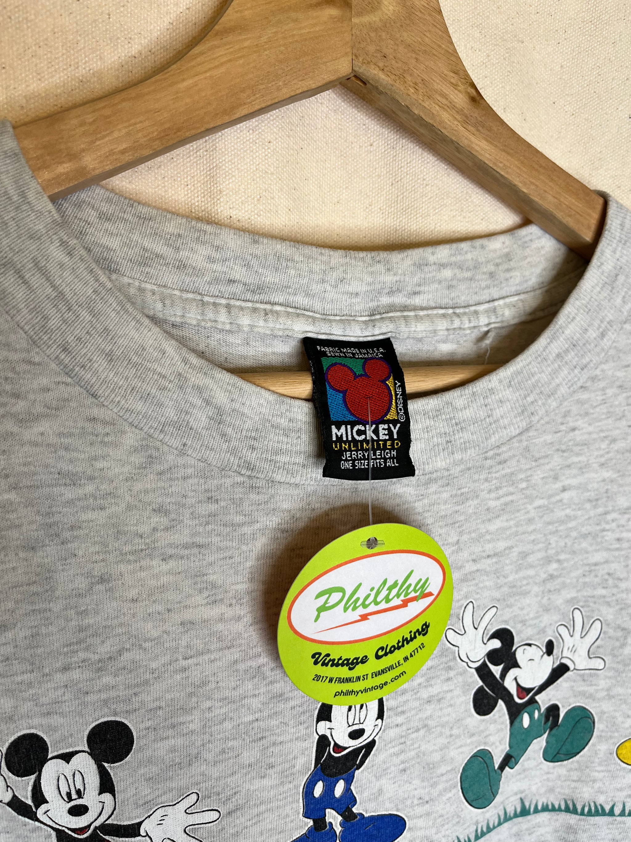 Vintage Mickey Mouse Disney Big Print T-Shirt: XL – Philthy