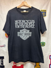 Load image into Gallery viewer, Vtg 80&#39;s Harley Davidson &quot;for the people&quot; Biker T-Shirt: L
