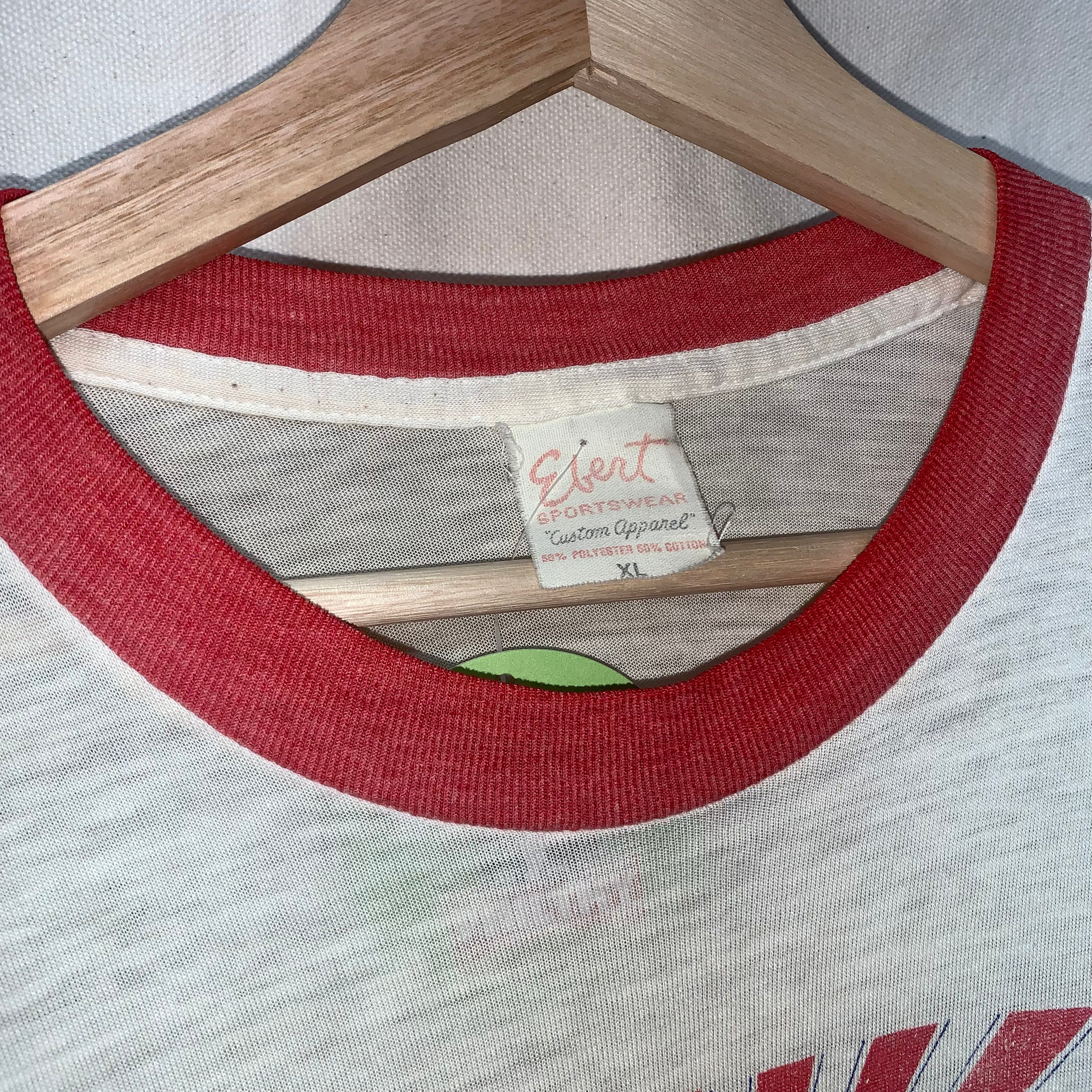 Vintage 80s Beech-Nut Chewing tobacco Ringer Shirt XL