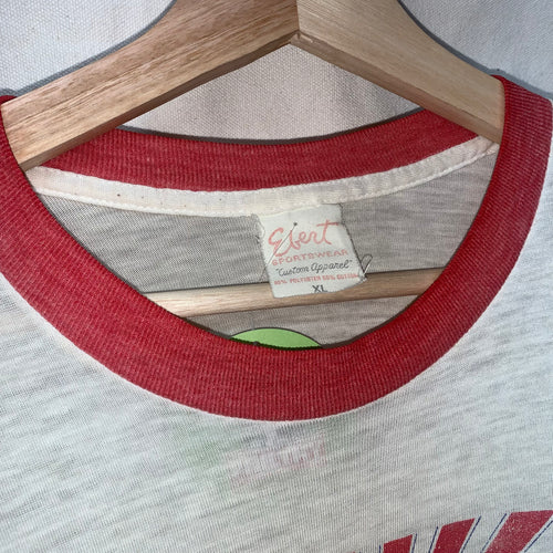 Vintage 80s Beech-Nut Chewing tobacco Ringer Shirt XL