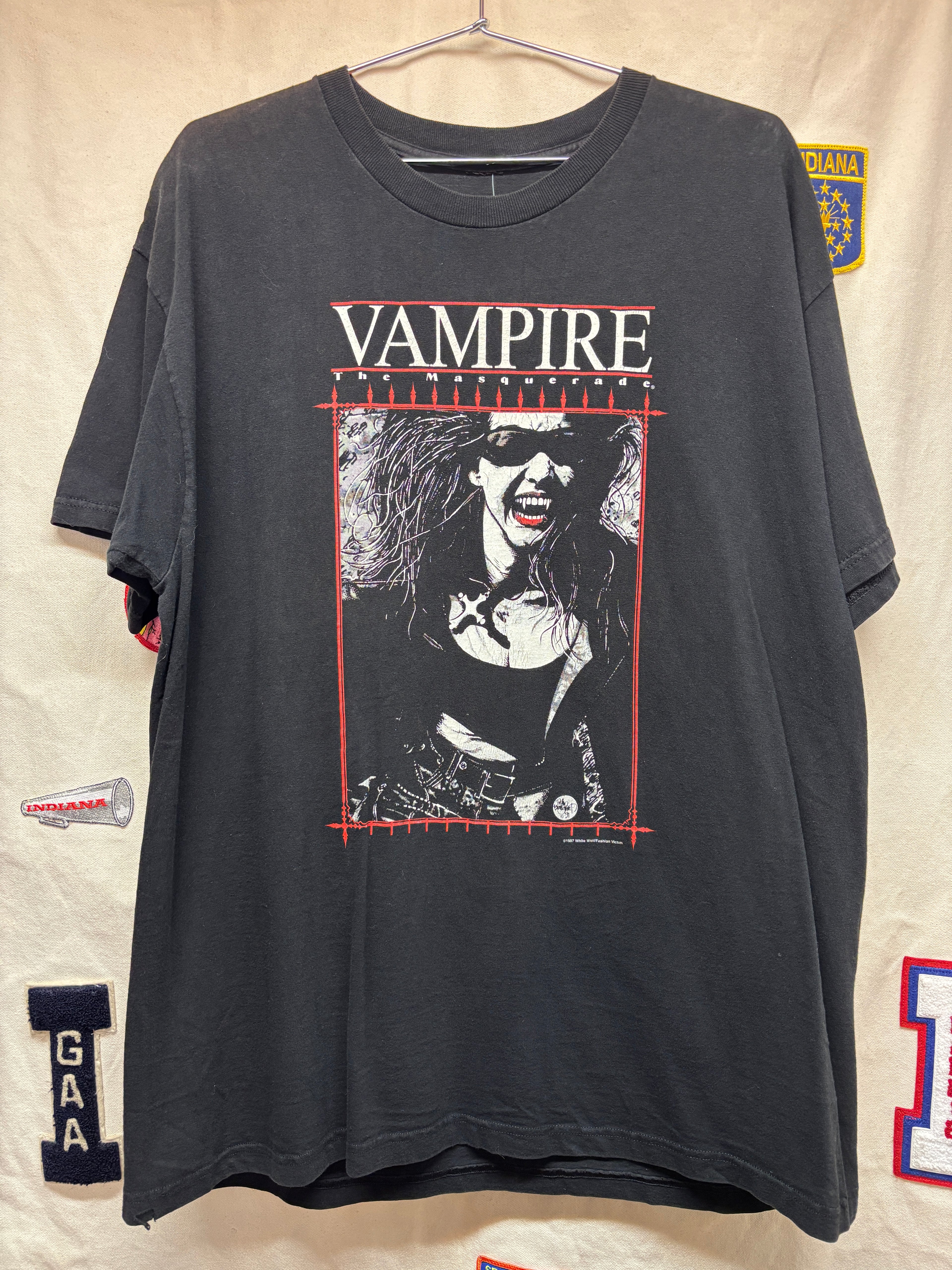 Vtg Vampire: The Masquerade RPG Fashion Victim T-Shirt: XL