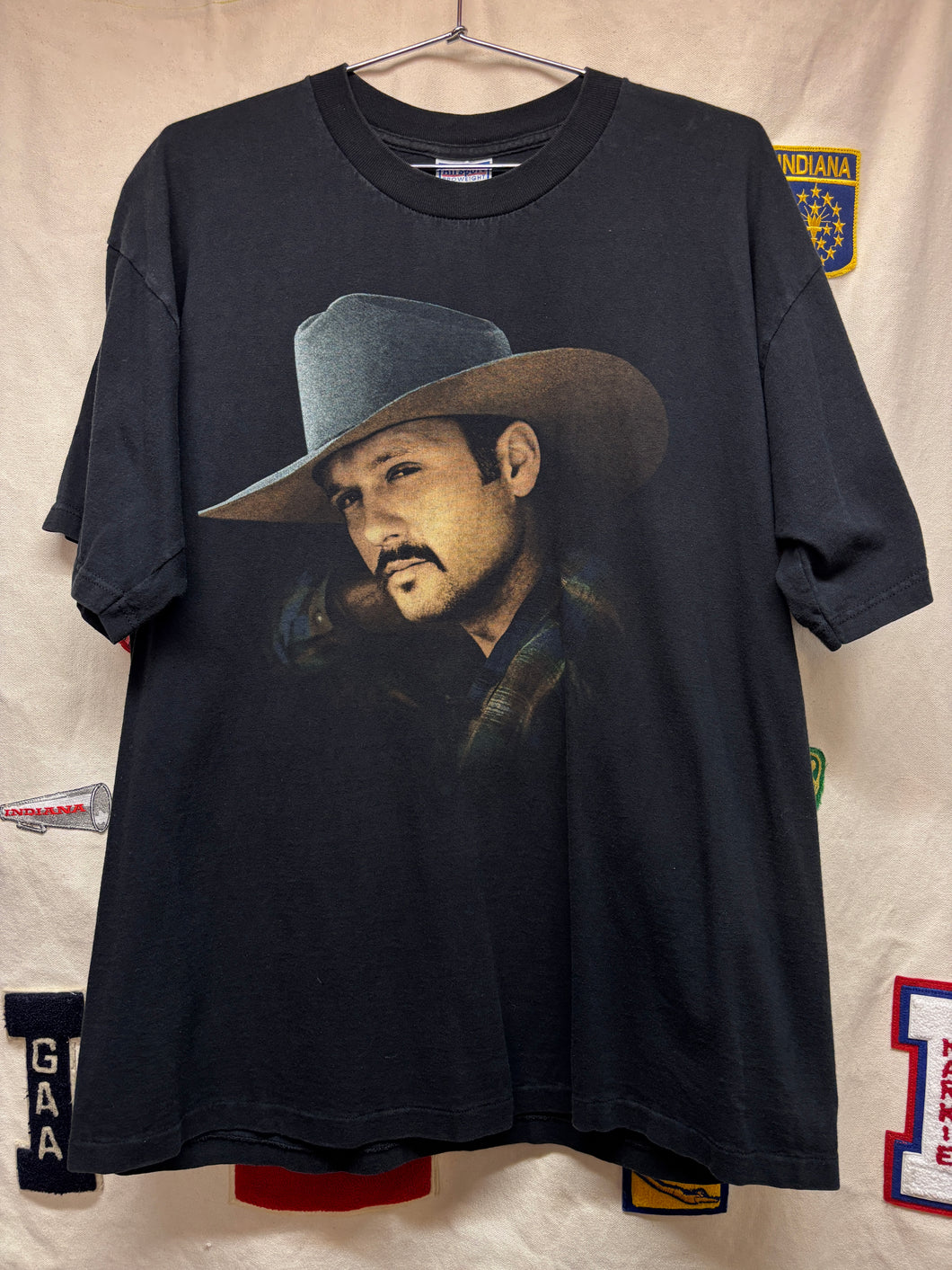 Vtg Tim McGraw Big Face Country Music T-Shirt: XL