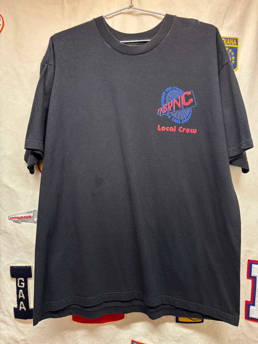Vtg NSYNC Local Crew Pop Music T-Shirt: XL
