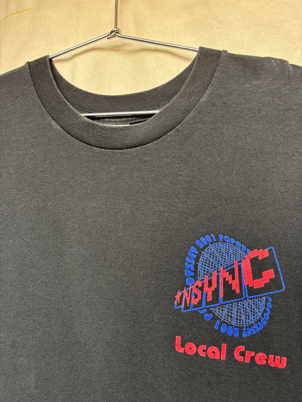 Vtg NSYNC Local Crew Pop Music T-Shirt: XL