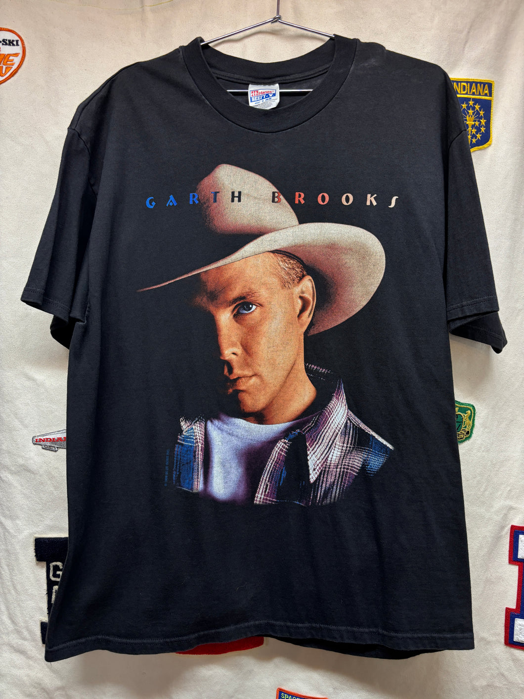 Vtg Garth Brooks Big Face Country Tour Shirt: XL