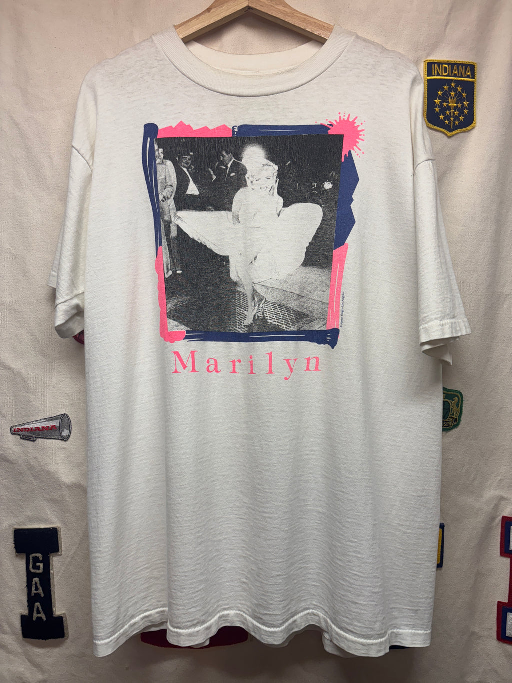 Vtg Marilyn Monroe Art Picture T-Shirt: XL