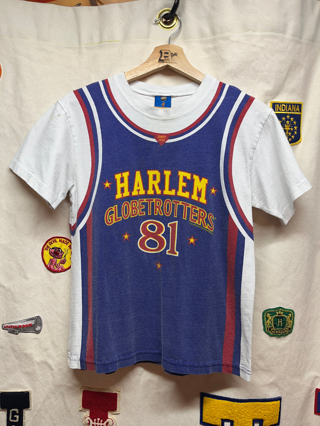 Vintage Harlem Globetrotters T - Shirt: Youth Large