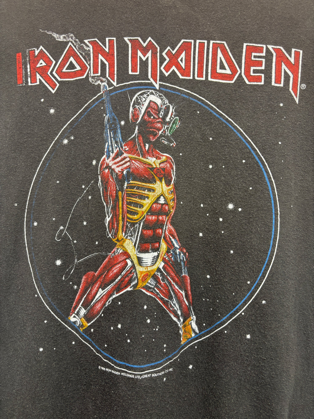 Vtg 1986 Iron Maiden Somewhere In Time Album T-Shirt: M