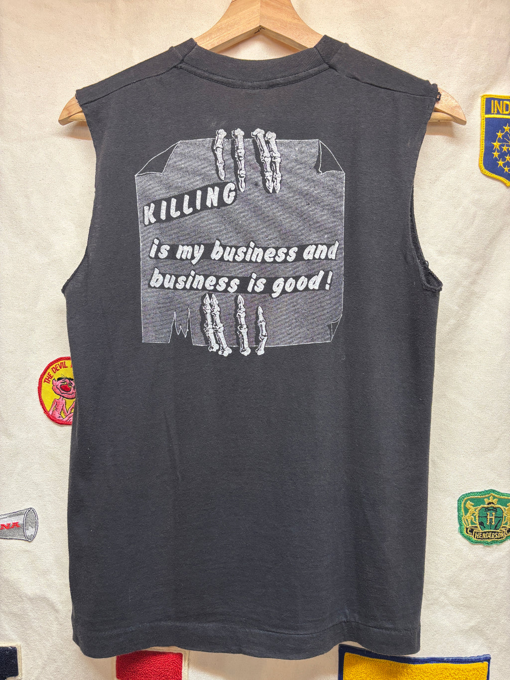 Vtg Megadeth Peace Sells Skull Metal Band Cutoff T-Shirt: M