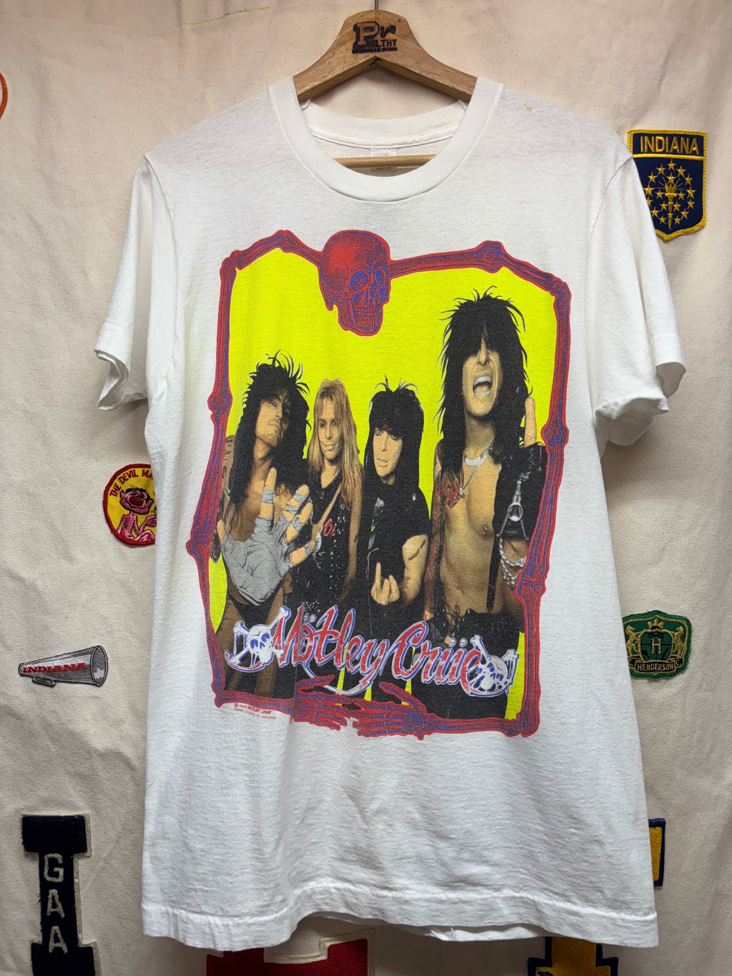 Vtg Motley Crue Dr. Feelgood Crue Fans T-Shirt: L