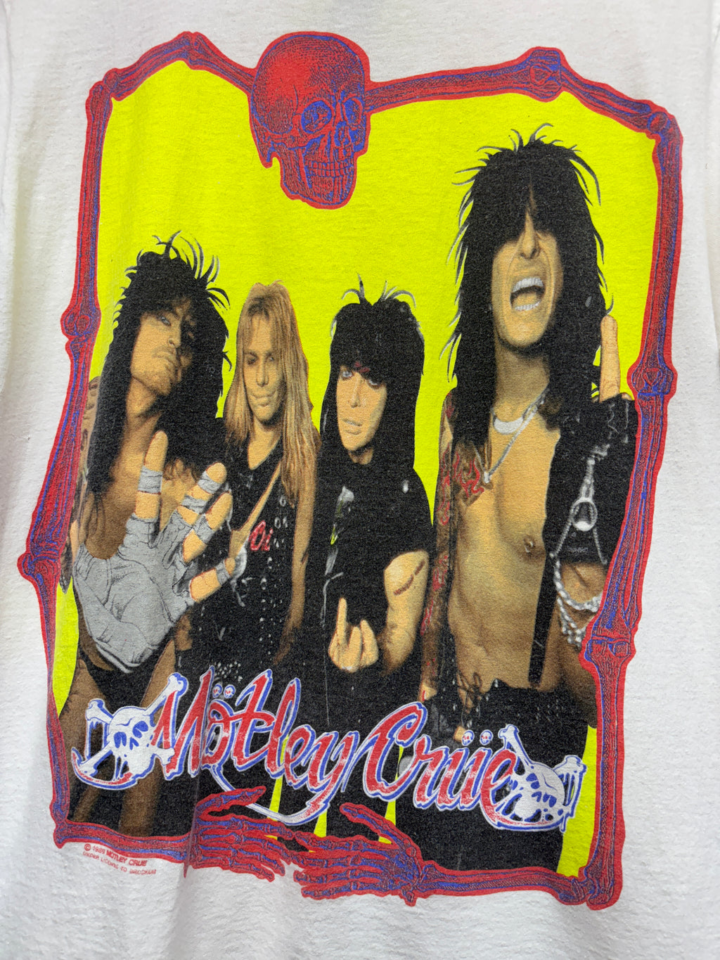 Vtg Motley Crue Dr. Feelgood Crue Fans T-Shirt: L