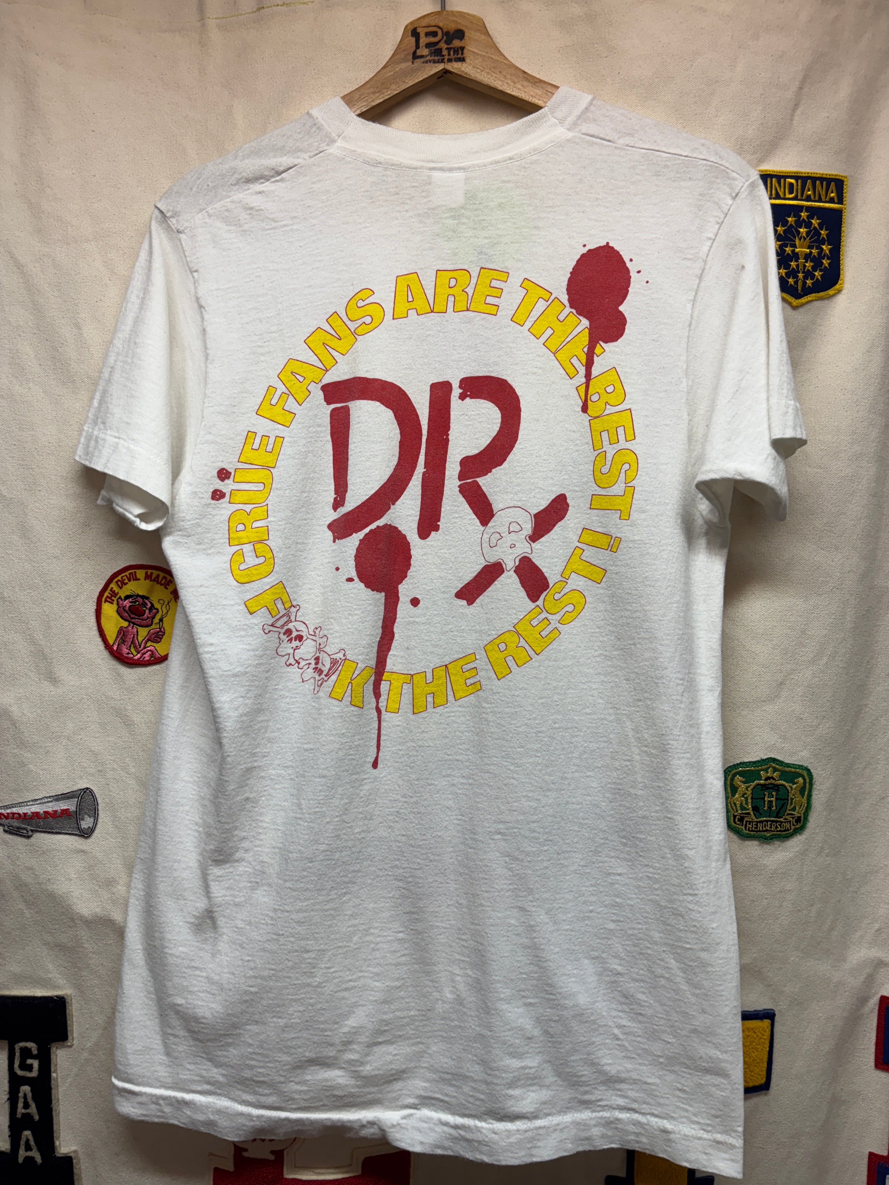 Vtg Motley Crue Dr. Feelgood Crue Fans T-Shirt: L