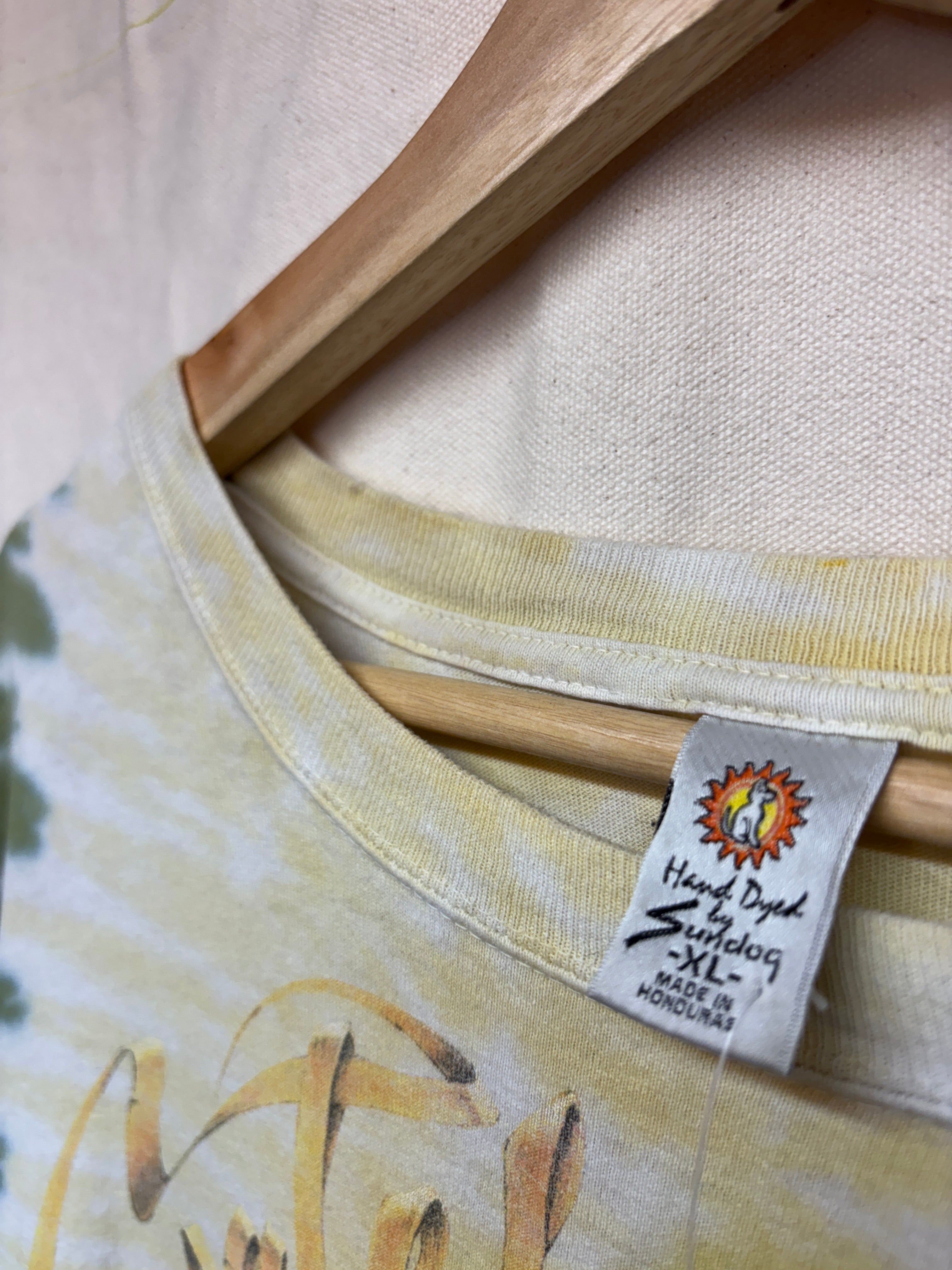 Vtg Grateful Dead Sunflower Tie-dye T-shirt: XL