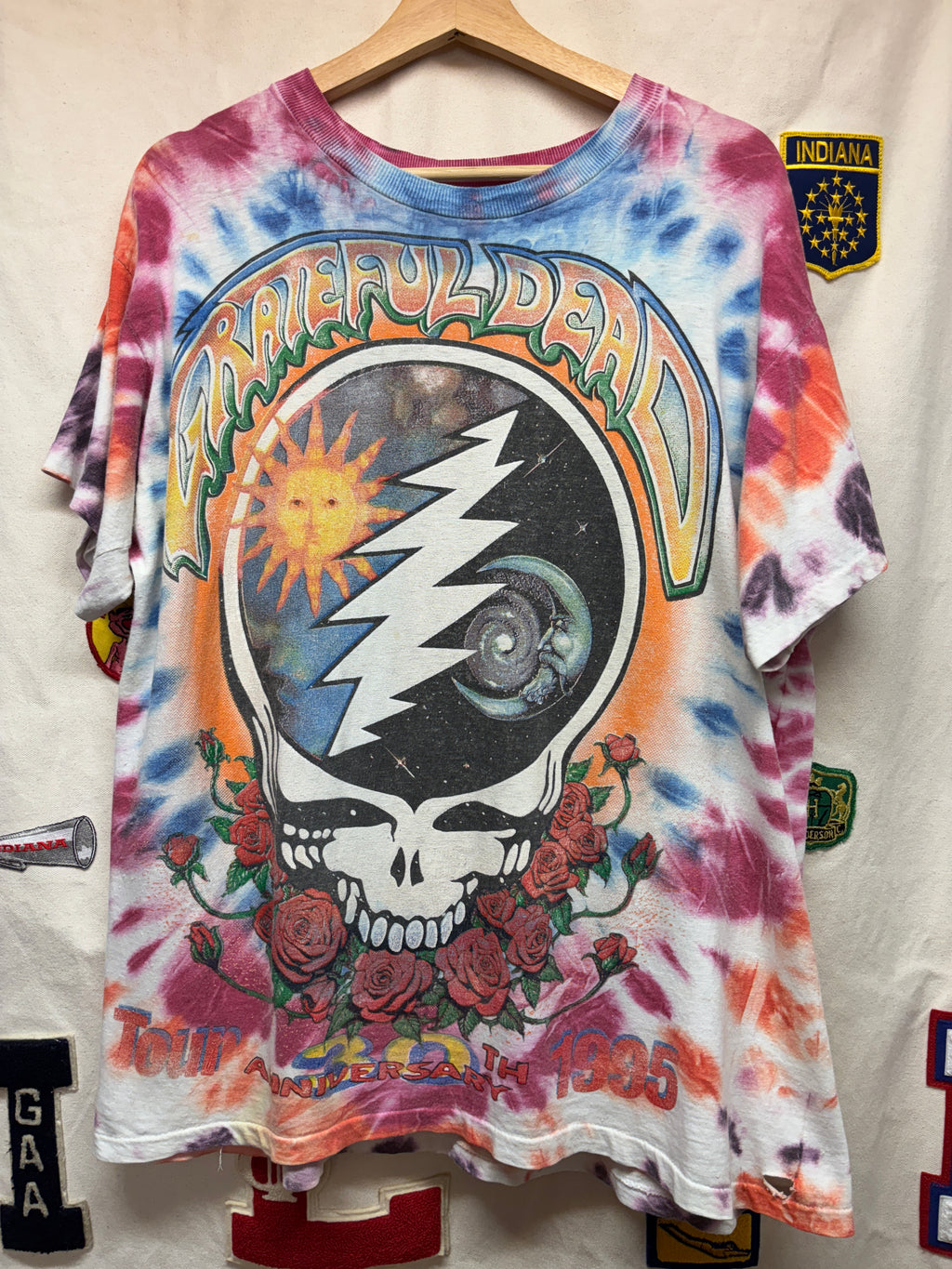 Vtg Grateful Dead 30 Year Anniversary Summer 95 Tour T-Shirt: L