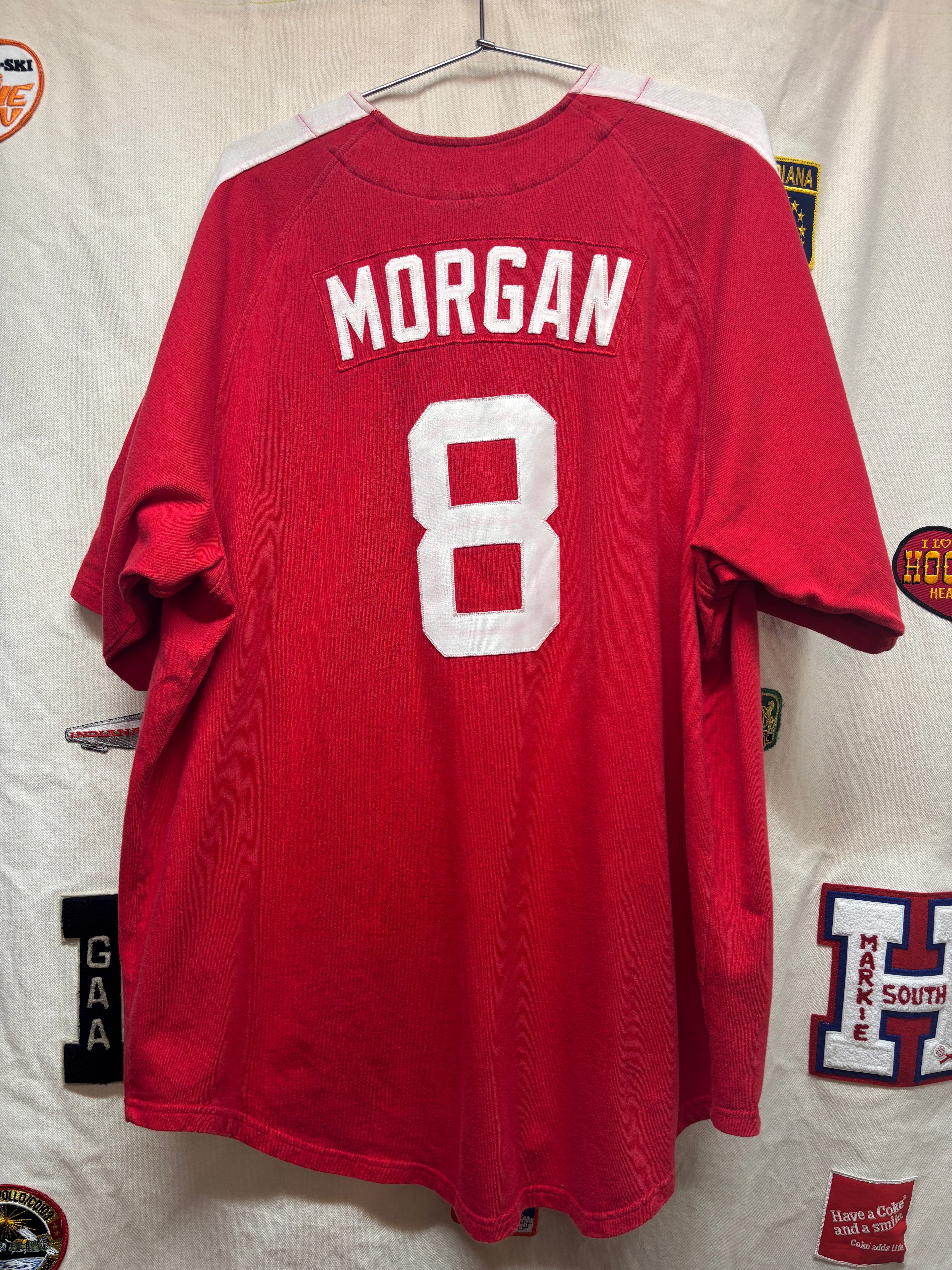 Vtg Cincinnati Reds Joe Morgan Team Nike Baseball Jersey: L