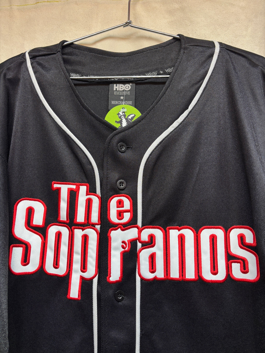 Vtg The Sopranos HBO TV Show Baseball Jersey: L
