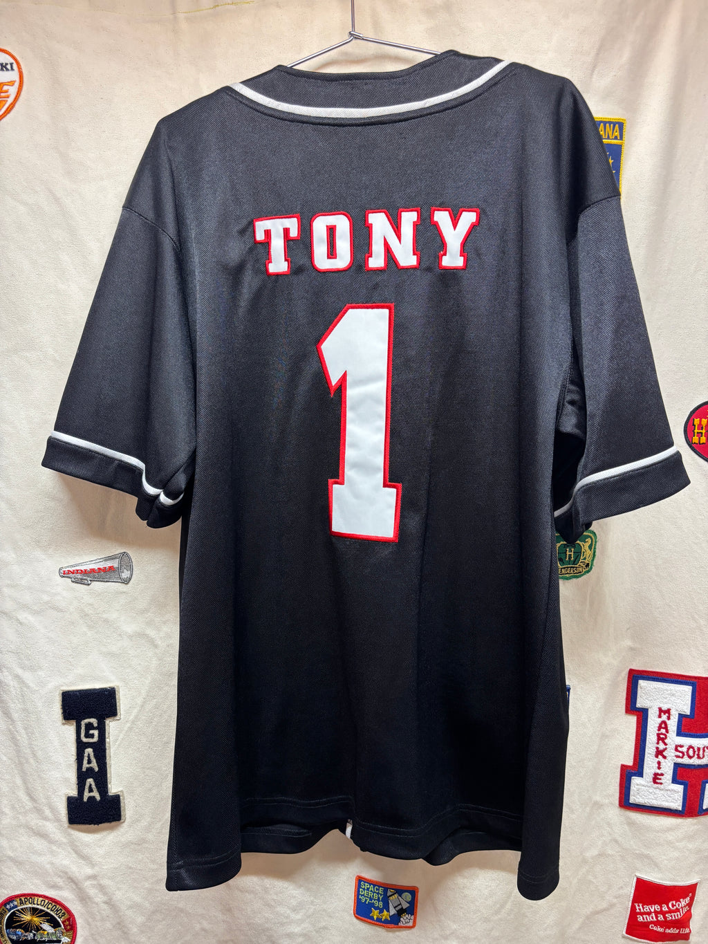 Vtg The Sopranos HBO TV Show Baseball Jersey: L