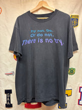 Load image into Gallery viewer, Vtg Star Wars &quot;There is no try&quot; Yoda Movie T-Shirt: L
