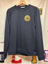 Load image into Gallery viewer, Versace Collection Medusa Patch Black Crewneck: M
