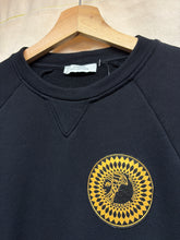 Load image into Gallery viewer, Versace Collection Medusa Patch Black Crewneck: M
