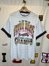 Load image into Gallery viewer, Vintage Atlanta Braves 1992 MLB Striped Champions T-Shirt: Large
