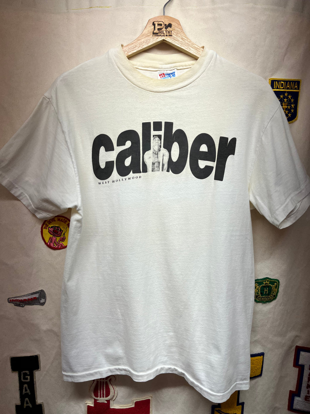 Vintage Caliber Gay Club West Hollywood LGBT T-Shirt: Medium