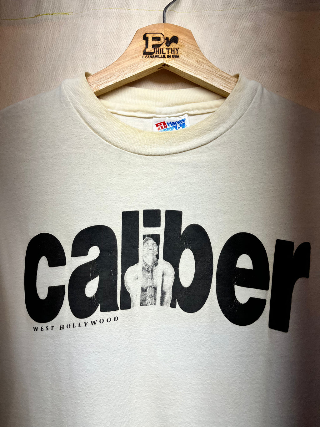 Vintage Caliber Gay Club West Hollywood LGBT T-Shirt: Medium