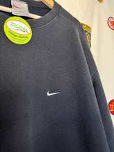 Load image into Gallery viewer, Vintage Nike Swoosh Embroidered Check Black Crewneck Sweatshirt: XL
