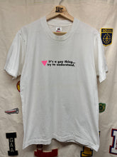 Load image into Gallery viewer, Vintage &quot;It&#39;s a Gay Thing Try to Understand&quot; LGBT T-Shirt: Medium
