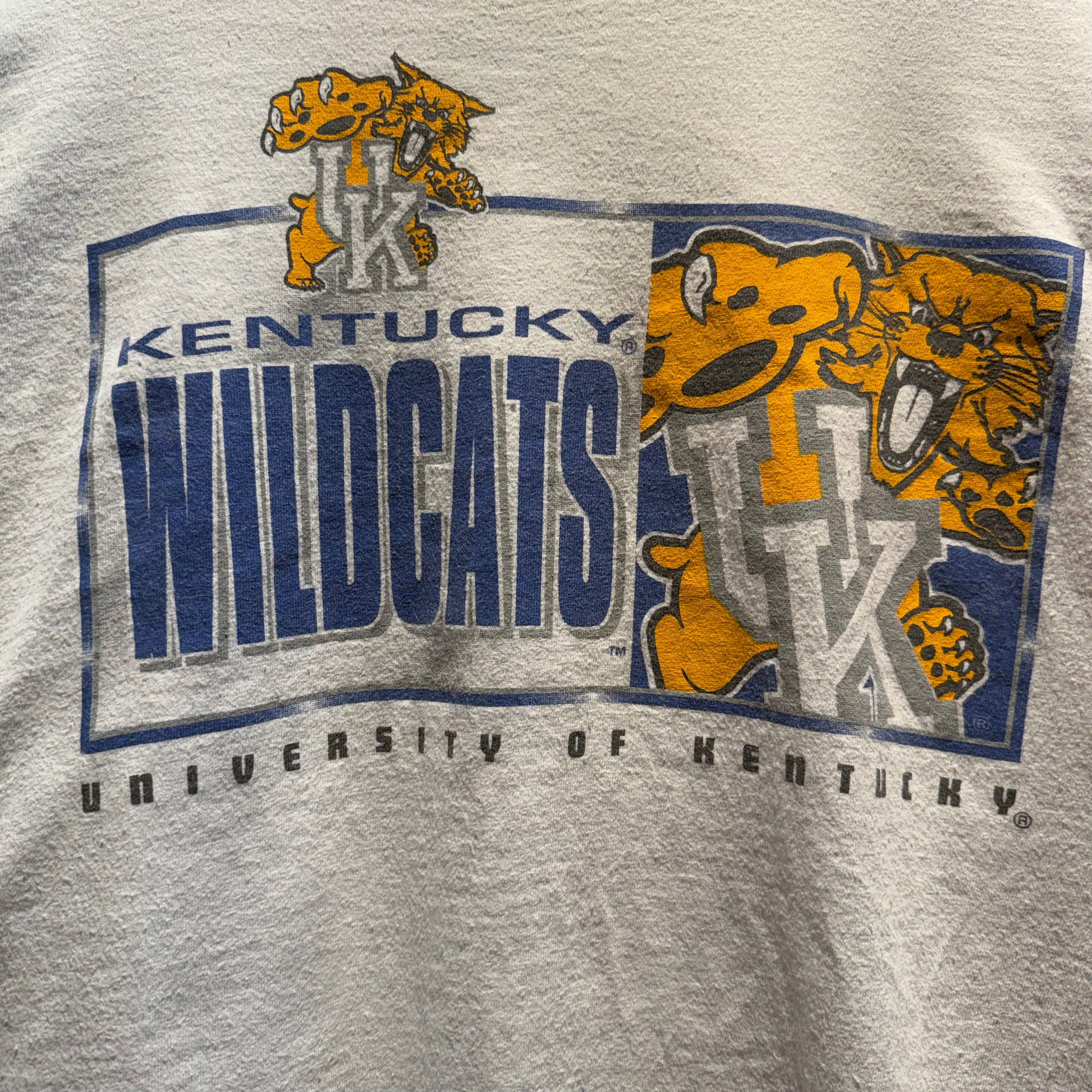 Vintage University of Kentucky Wildcats Long Sleeve T-Shirt: XL
