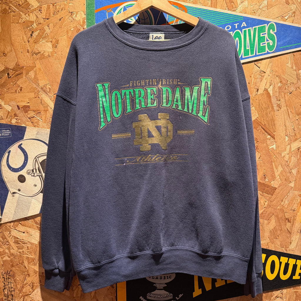 Vintage Notre Dame Fighting Irish Crewneck Sweatshirt: L/XL