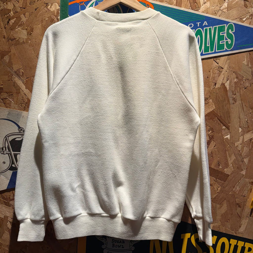 Vintage Sunday Comics Mickey and Mini Mouse Single Stitch Graphic Crewneck Sweatshirt: M/L