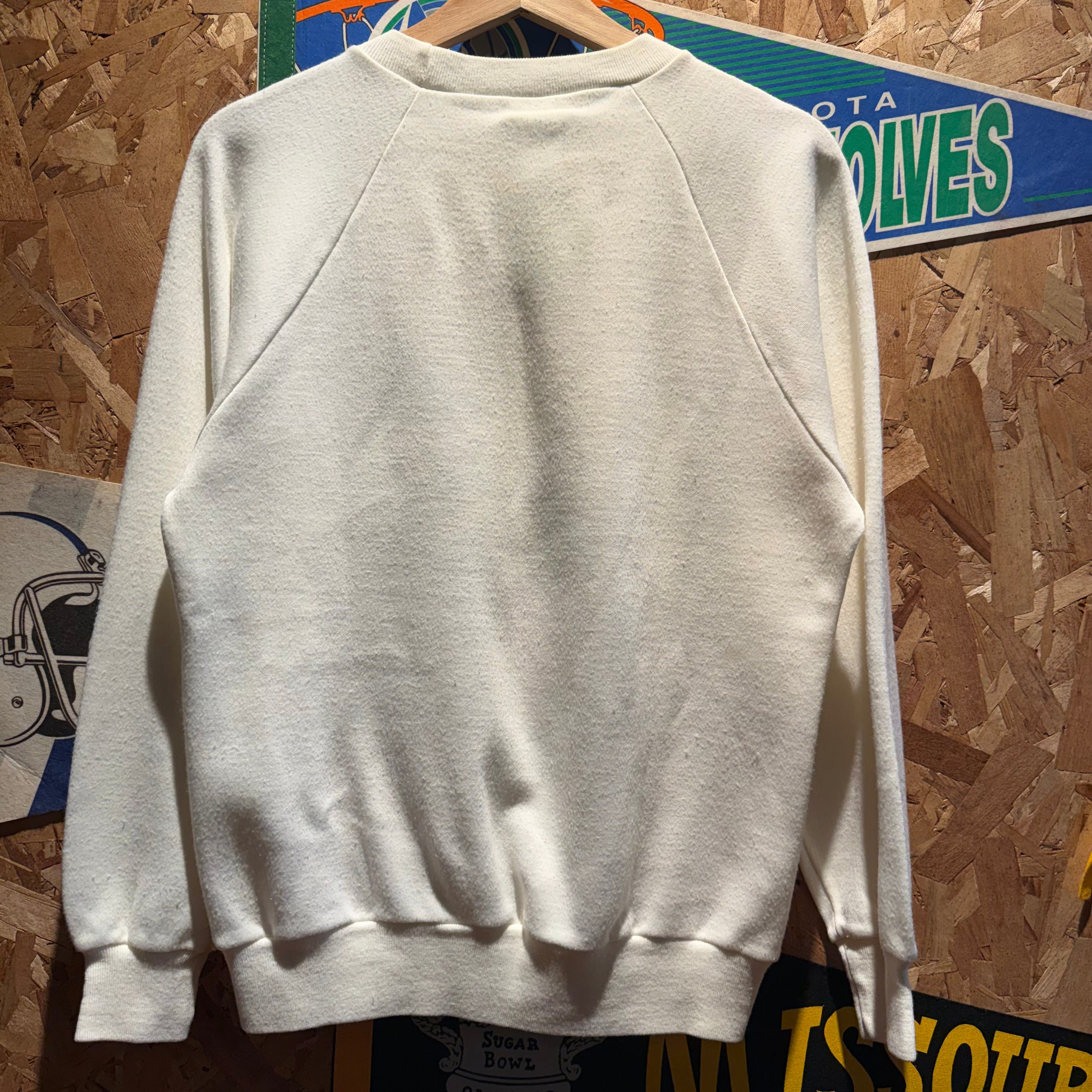Vintage Sunday Comics Mickey and Mini Mouse Single Stitch Graphic Crewneck Sweatshirt: M/L
