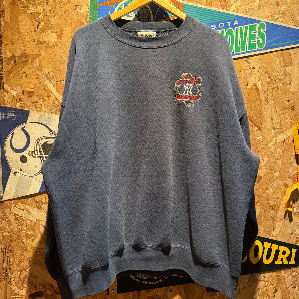 Vintage 1998 Champions New York Yankees Baseball Crewneck Sweatshirt: XXL