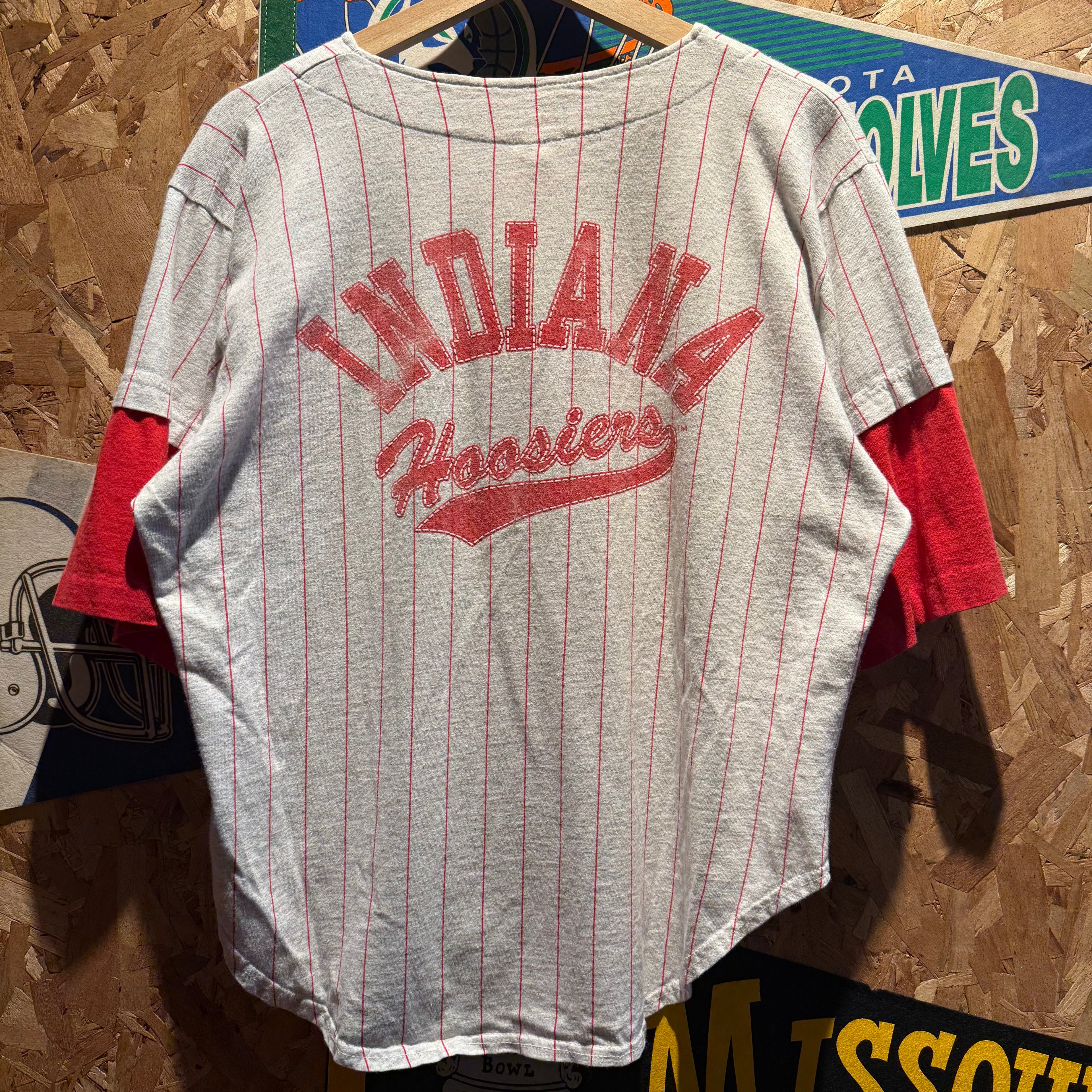 Vintage Indiana University Hoosiers Baseball Jersey: M