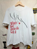 Vintage Tina Turner "What's Love Got To Do With It" Concert T-Shirt: Large
