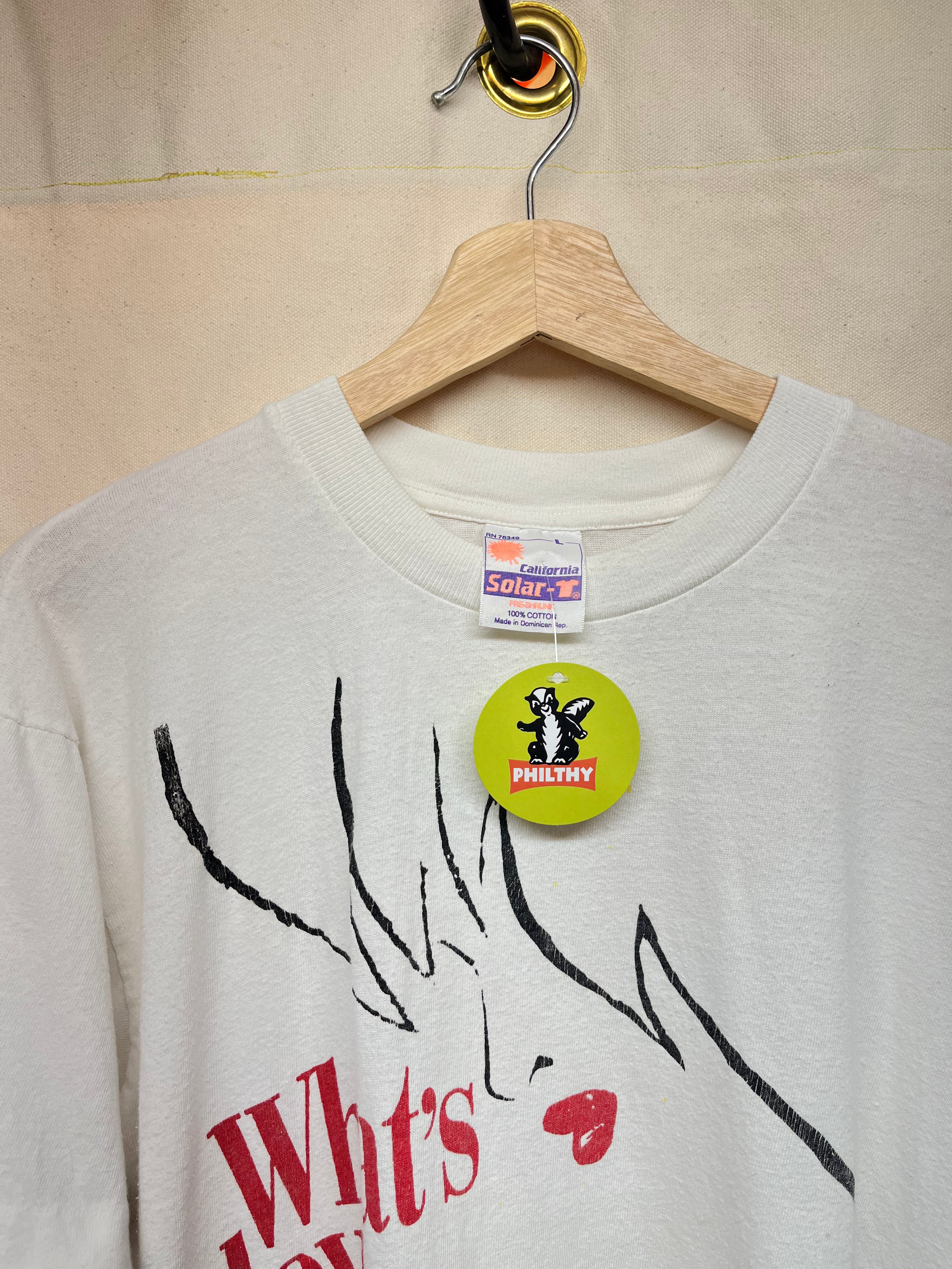 Vintage Tina Turner "What's Love Got To Do With It" Concert T-Shirt: Large