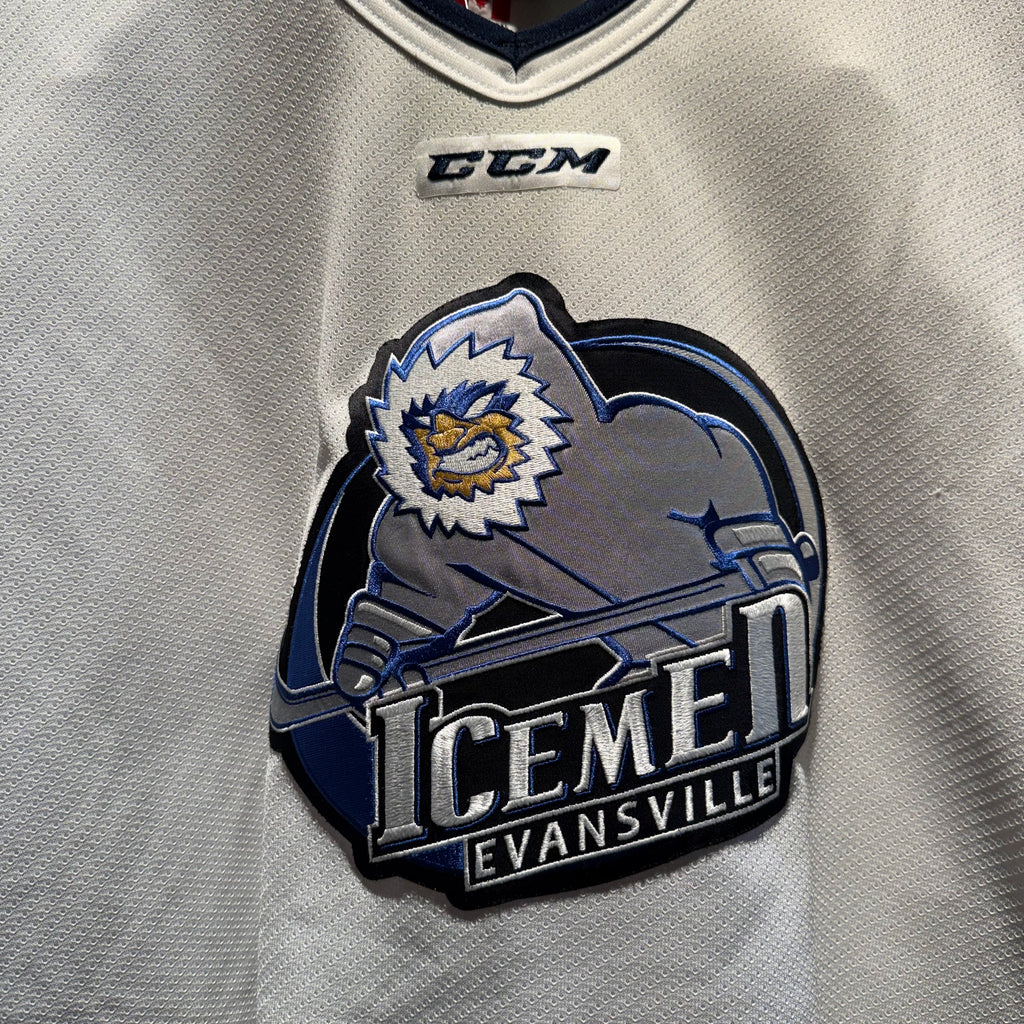 Vintage Evansville Icemen Hockey Jersey: XXL