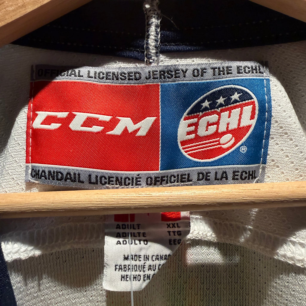 Vintage Evansville Icemen Hockey Jersey: XXL