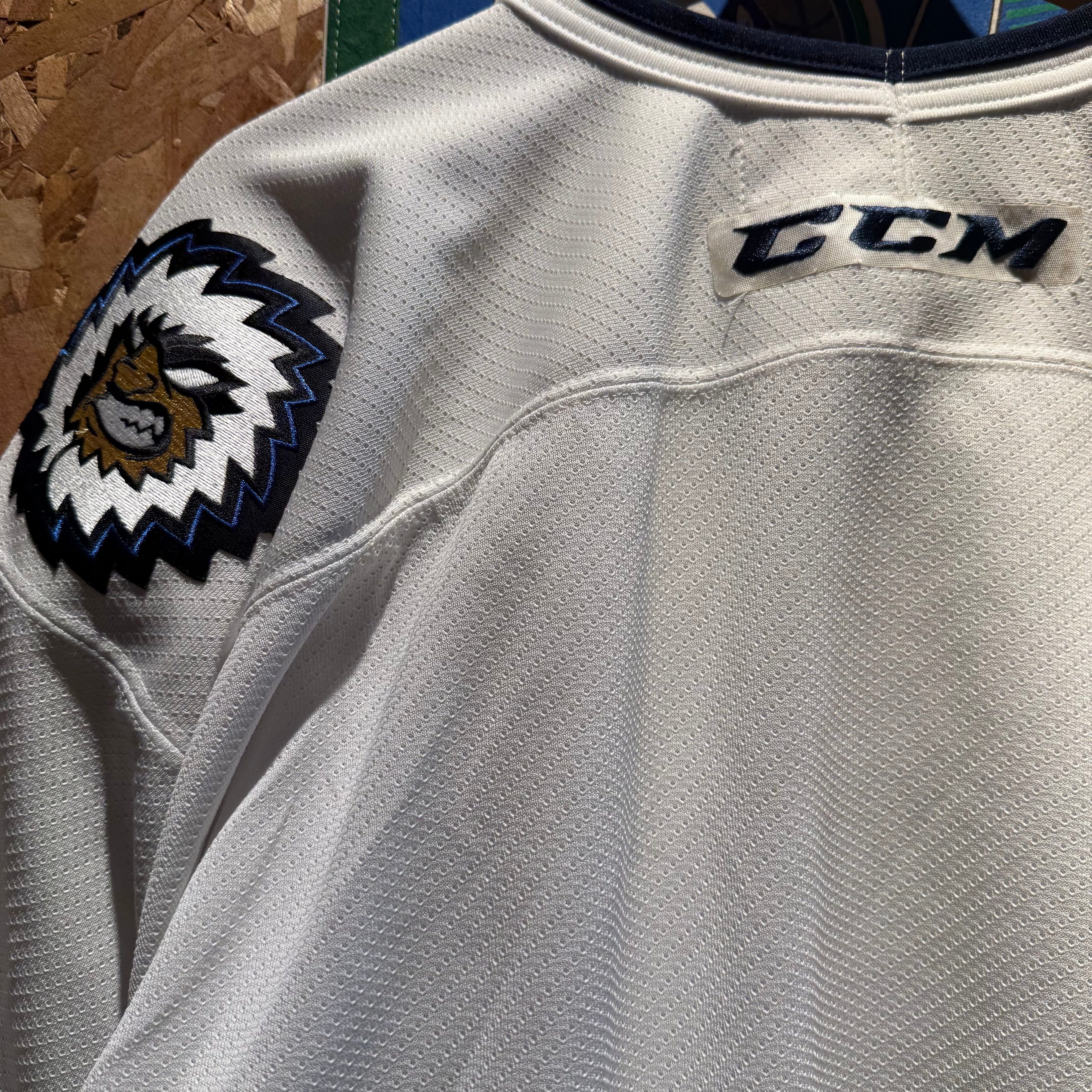 Vintage Evansville Icemen Hockey Jersey: XXL
