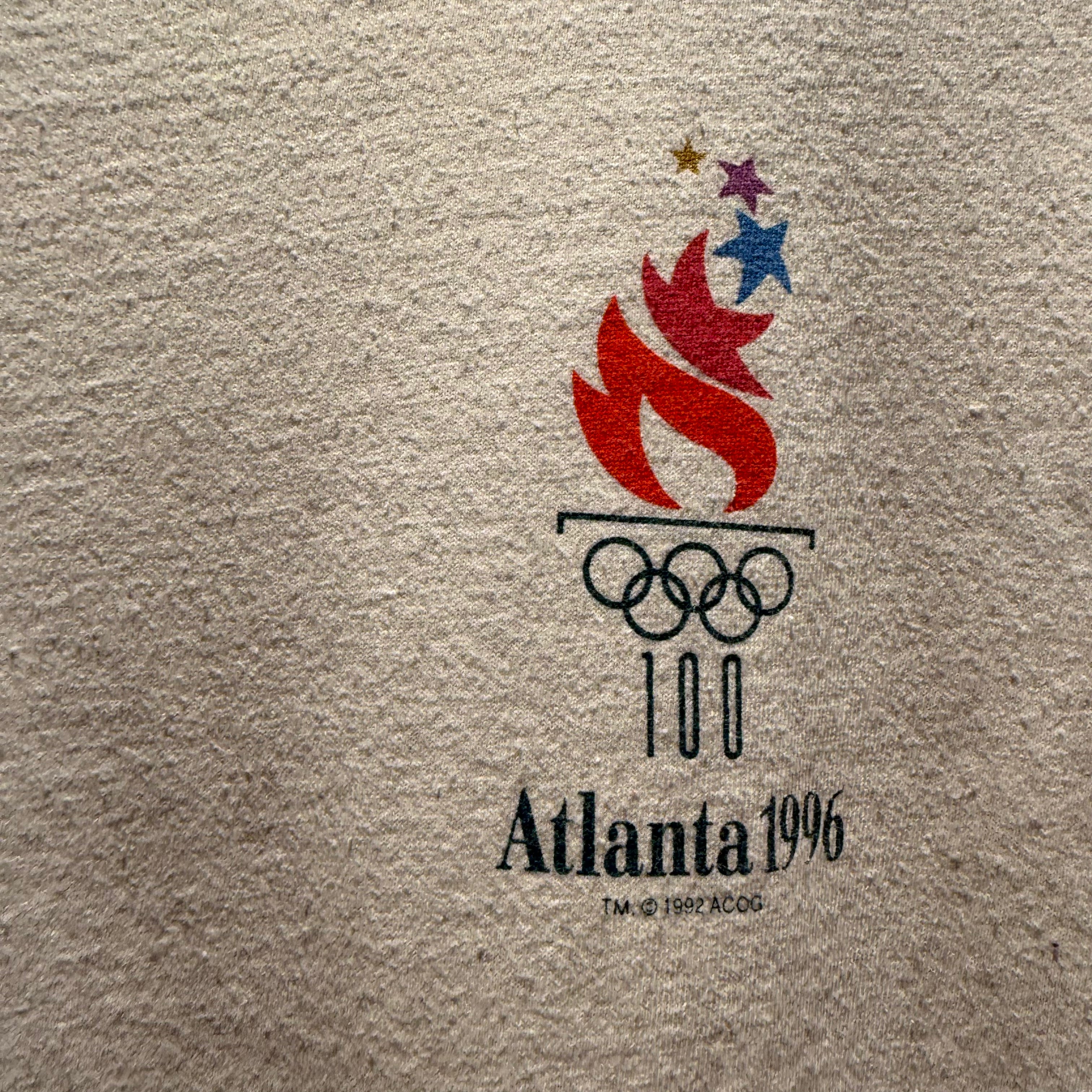 Vintage 1996 Atlantic Olympics Graphic T-Shirt: L