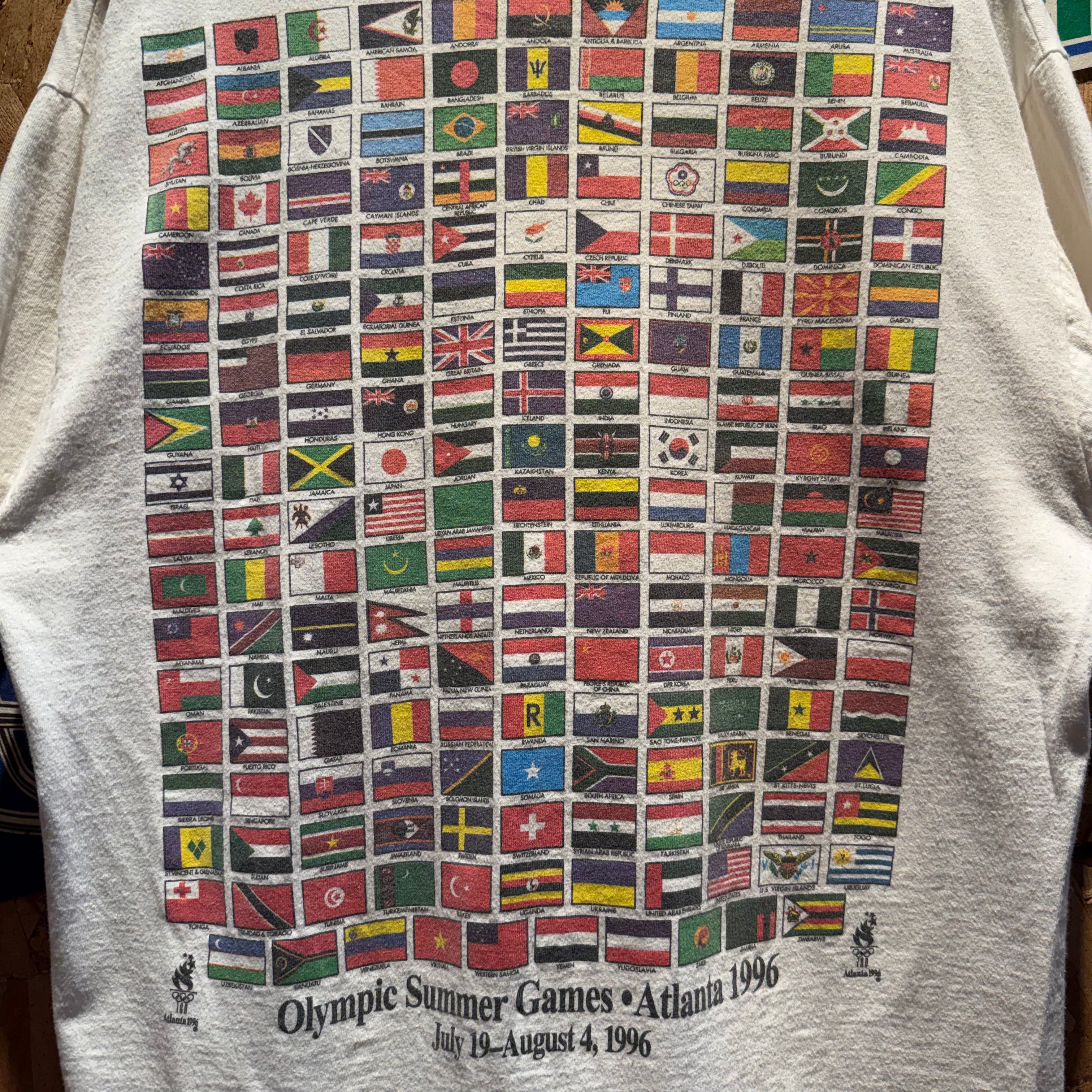 Vintage 1996 Atlantic Olympics Graphic T-Shirt: L