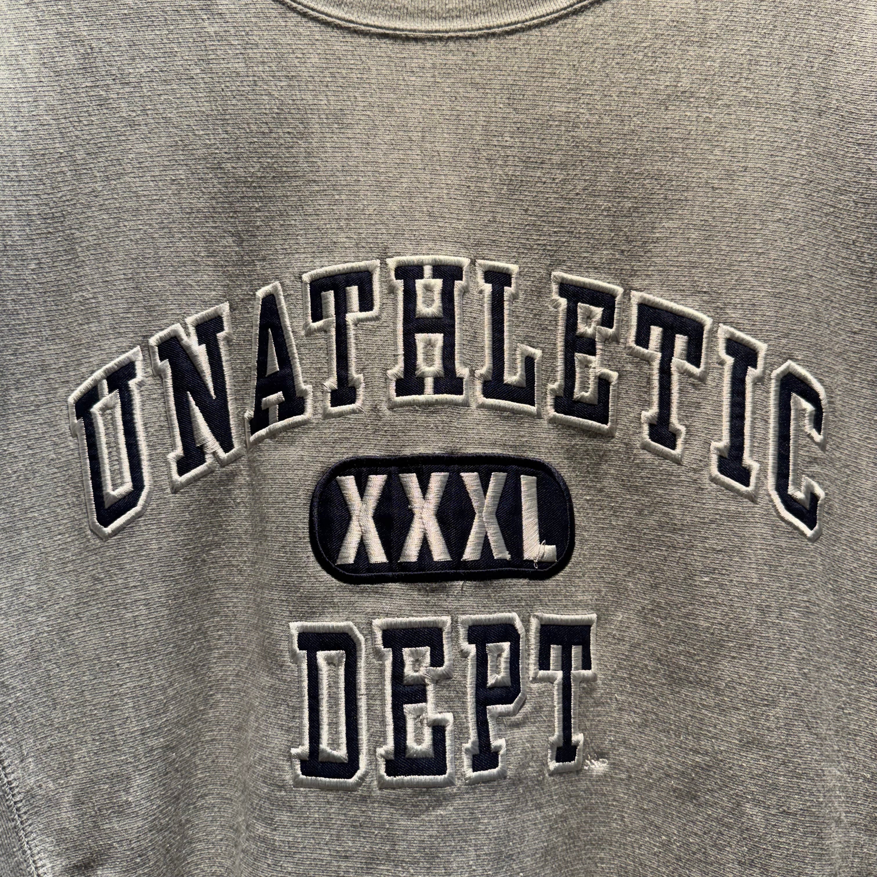 Vintage Steve & Barry's Unathletic Dept Athletic Crewneck Sweatshirt: L