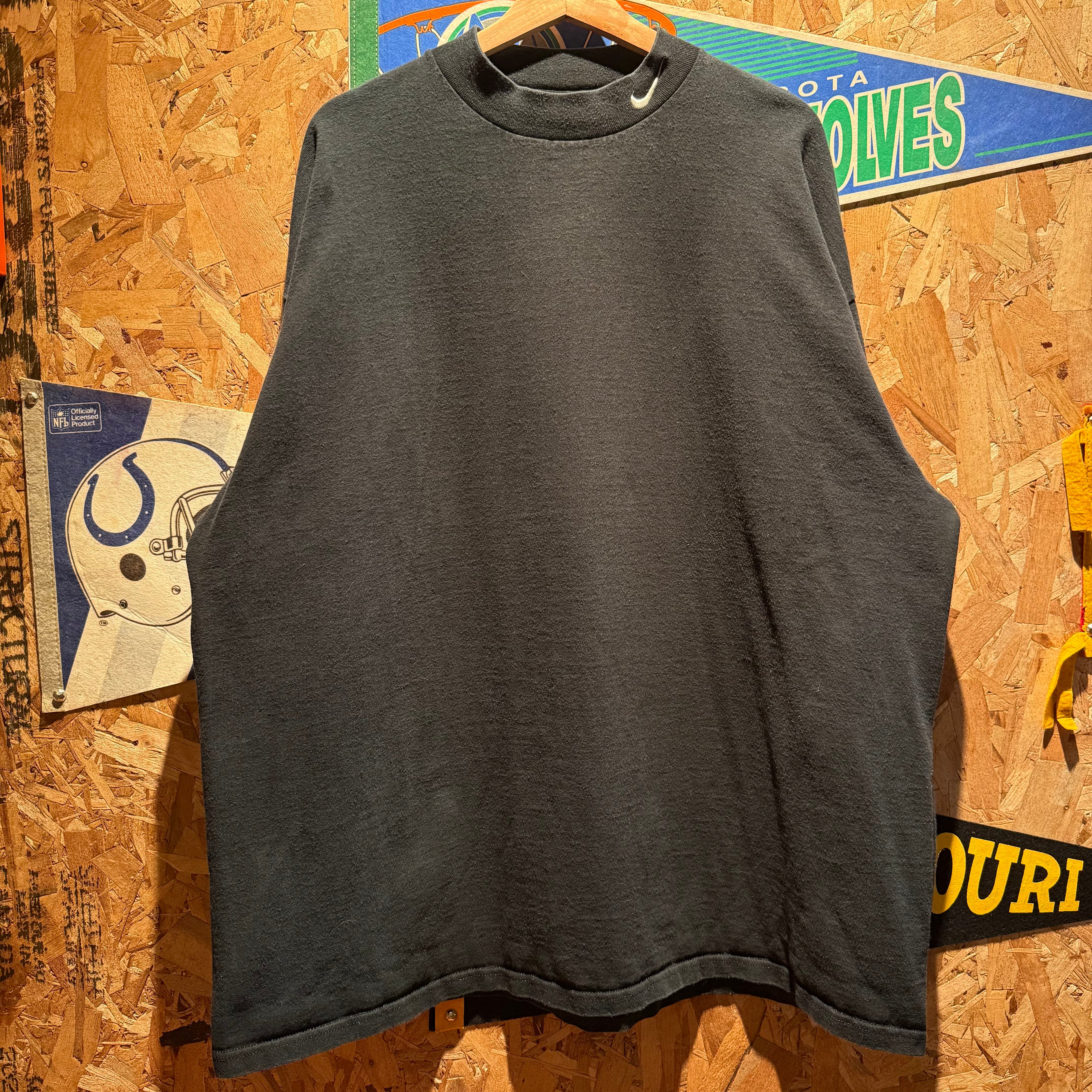 Vintage Nike Mockneck Longsleeve Shirt: XXL