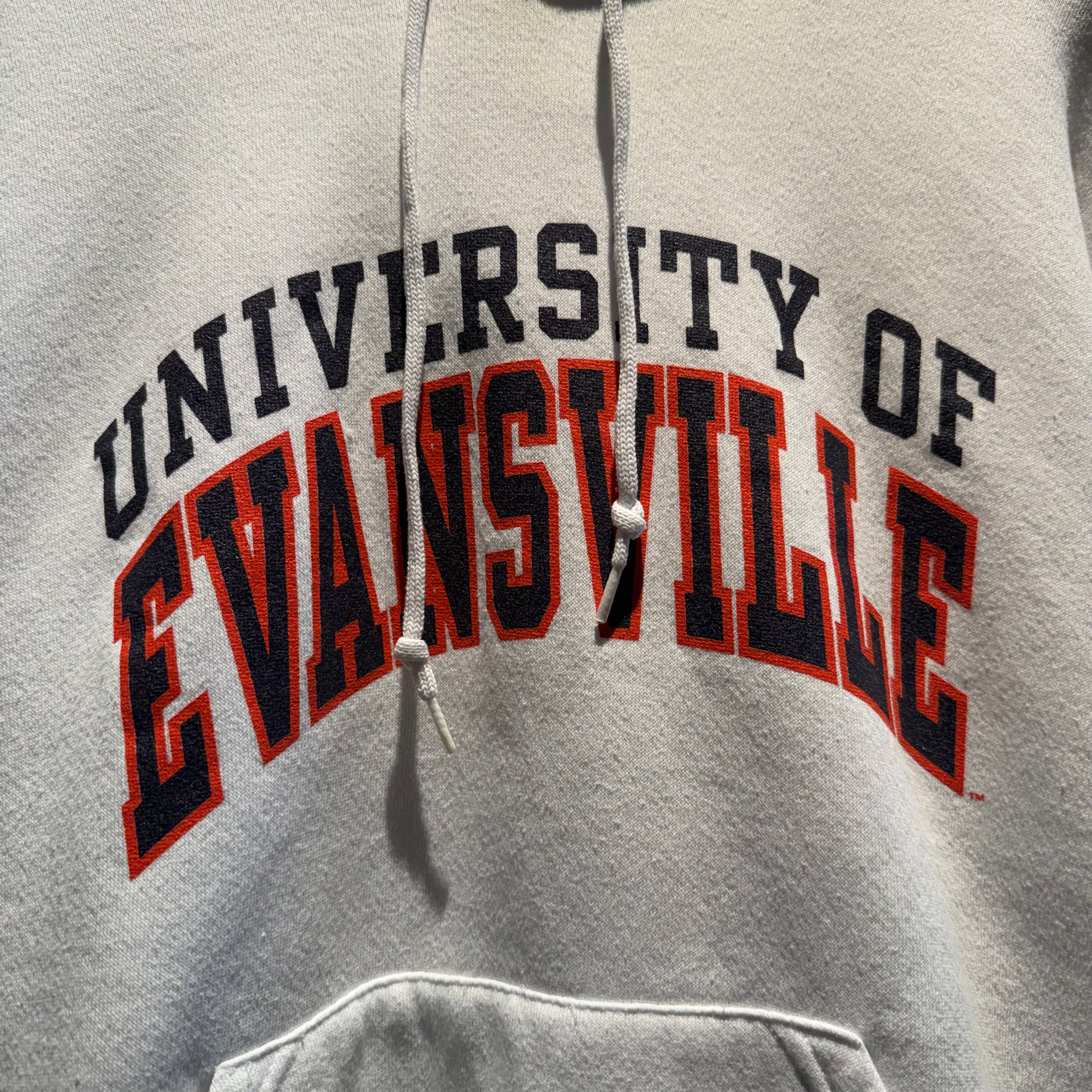 Vintage Russel Athletic University of Evansville Hoodie: Large