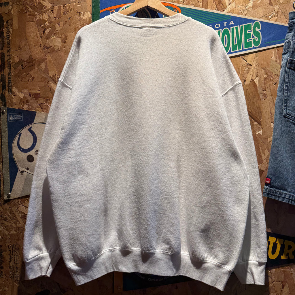 Vintage University of Evansville Purple Aces Crewneck Sweatshirt: XXL